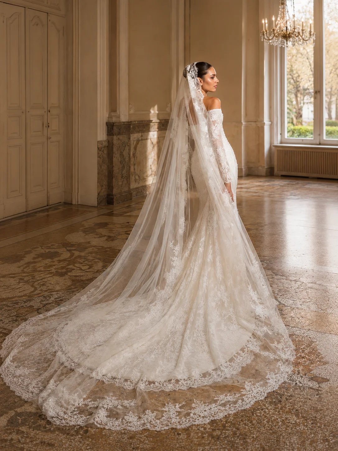 Schleier und Kopfschmuck im Weddinghouse Düsseldorf